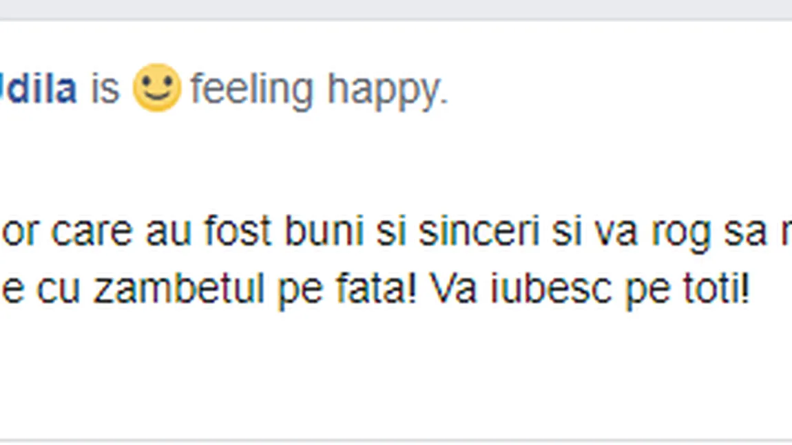A postat un mesaj şocant pe Facebook: 