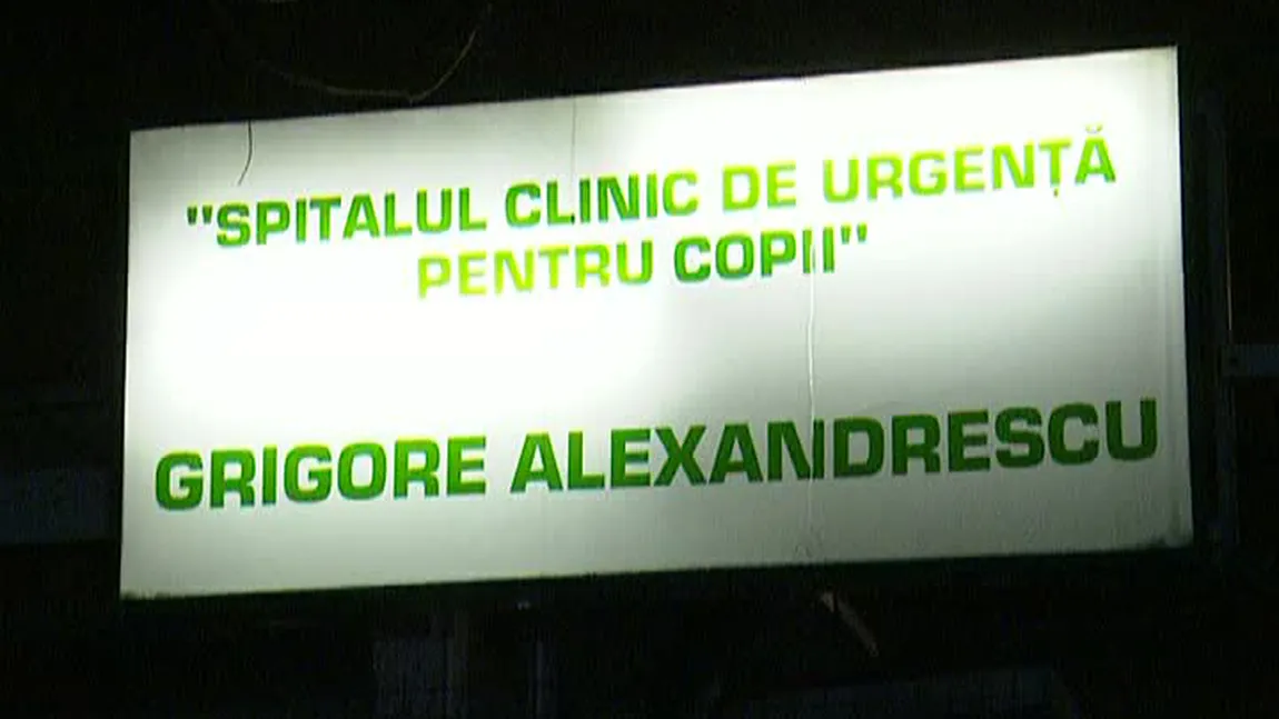 Părinţi ameninţaţi cu spray lacrimogen în sala de aşteptare la camera de gardă a Spitalului 