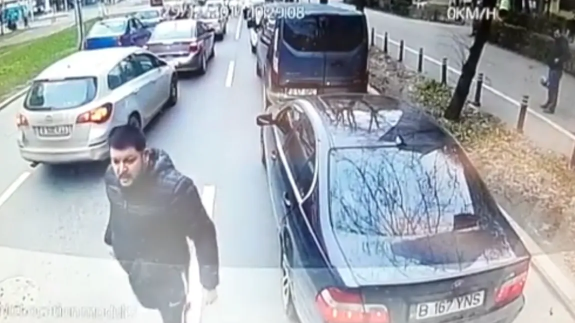 Încă un şmecher cu BMW a făcut scandal în trafic. Un şofer STB a filmat tot VIDEO