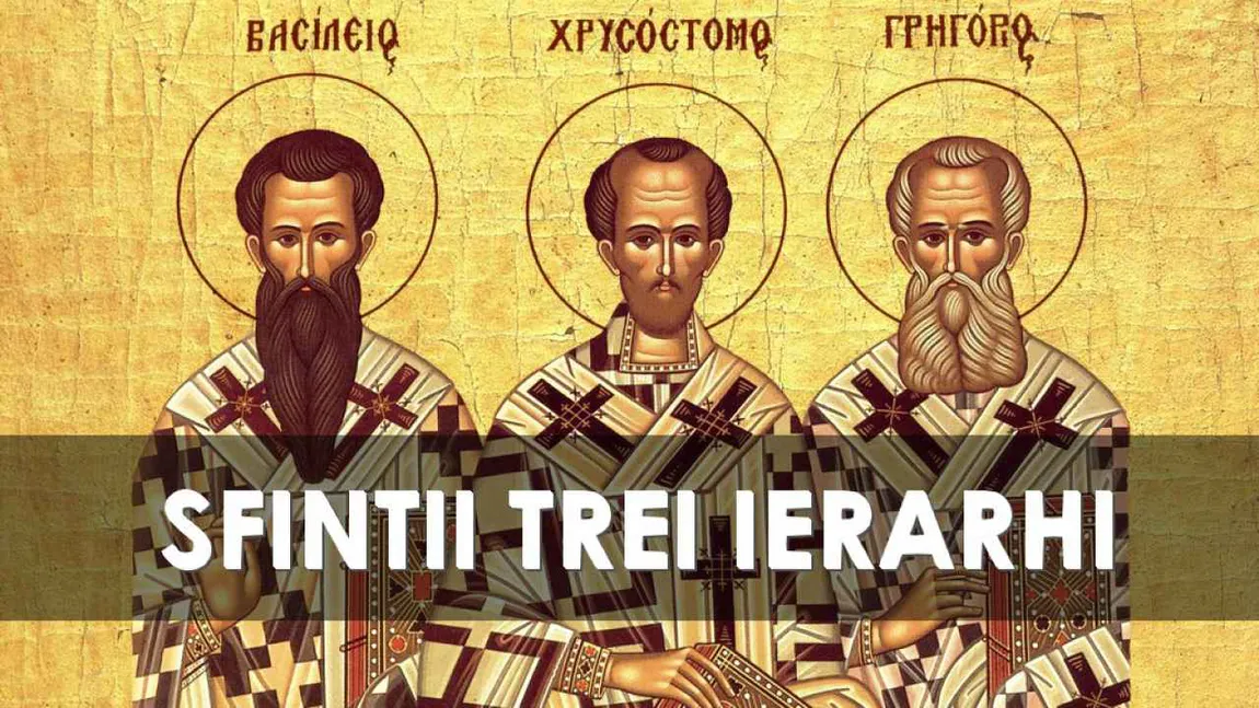 CALENDAR ORTODOX 30 IANUARIE 2020. Sărbătoare mare, cruce roşie. Ce este interzis să faci de Sf. Trei Ierarhi