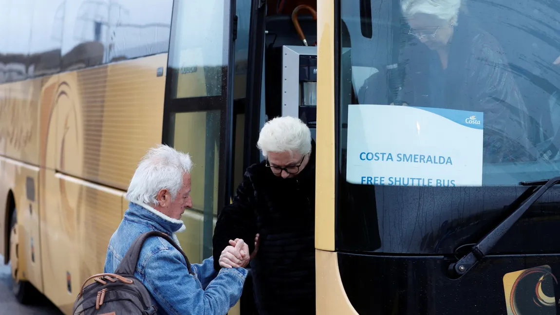 Pasagerii blocaţi pe vasul de croazieră în Civitavecchia au fost eliberaţi. Riscul de contagiere cu noul coronavirus a fost eliminat