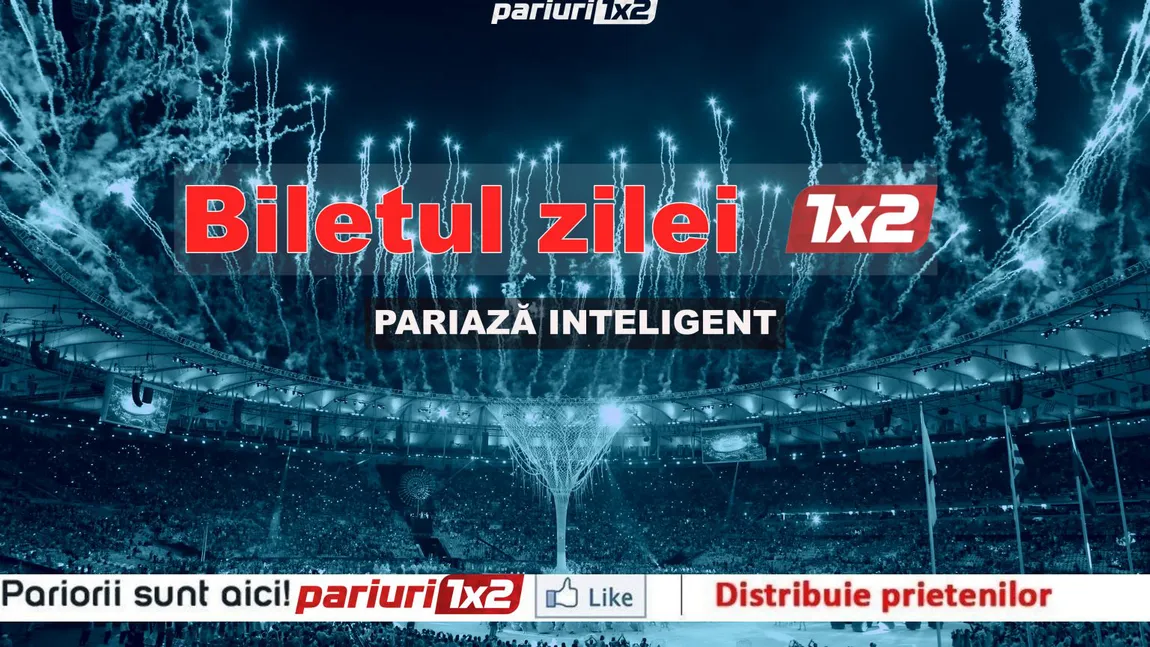 Biletul week-end-ului pariuri1x2.ro: Mizăm pe o cotă de 8.29!