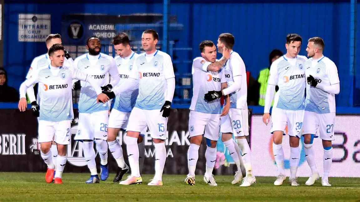 VIITORUL - CRAIOVA 1-2 în etapa a 24-a din Liga 1. Craiova în play-off, Hagi tremură! VEZI CLASAMENTUL