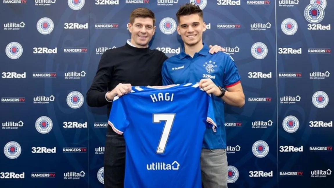 Ianis Hagi a debutat la Rangers! Câte minute a jucat fiul lui Gheorghe Hagi