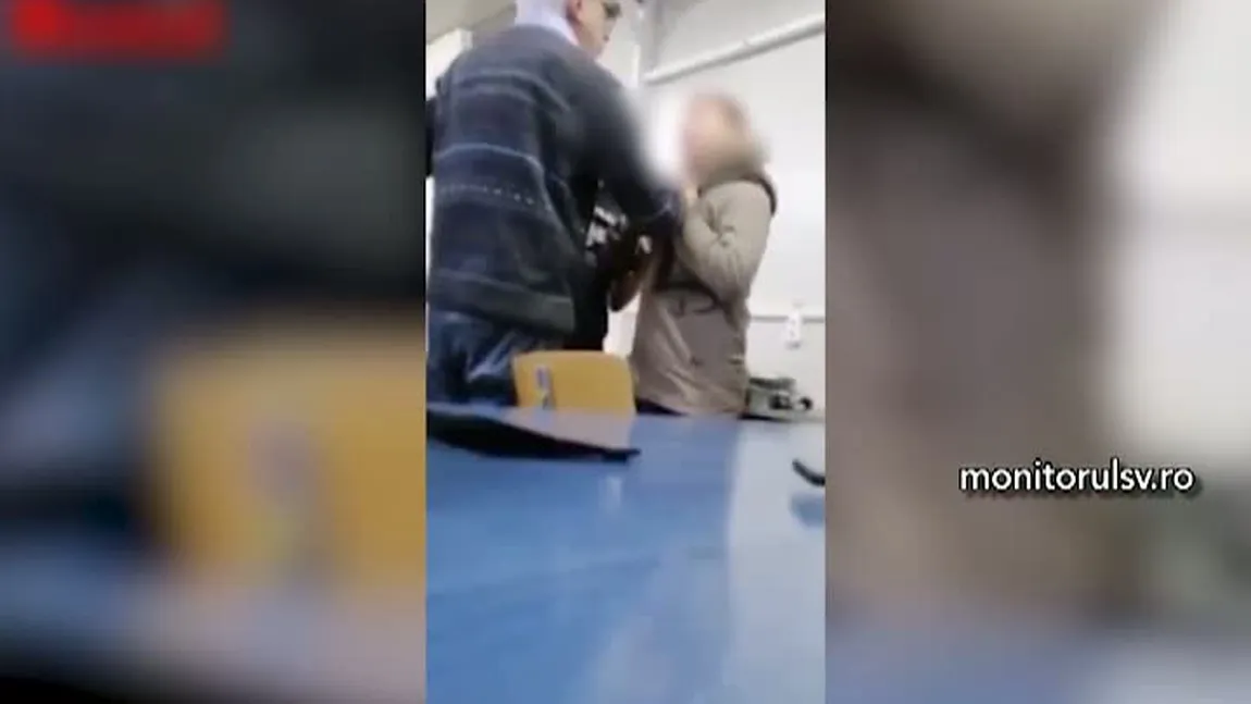 Elev agresat fizic de un profesor pe motiv că a întârziat la oră. Incidentul a fost filmat de colegii băiatului