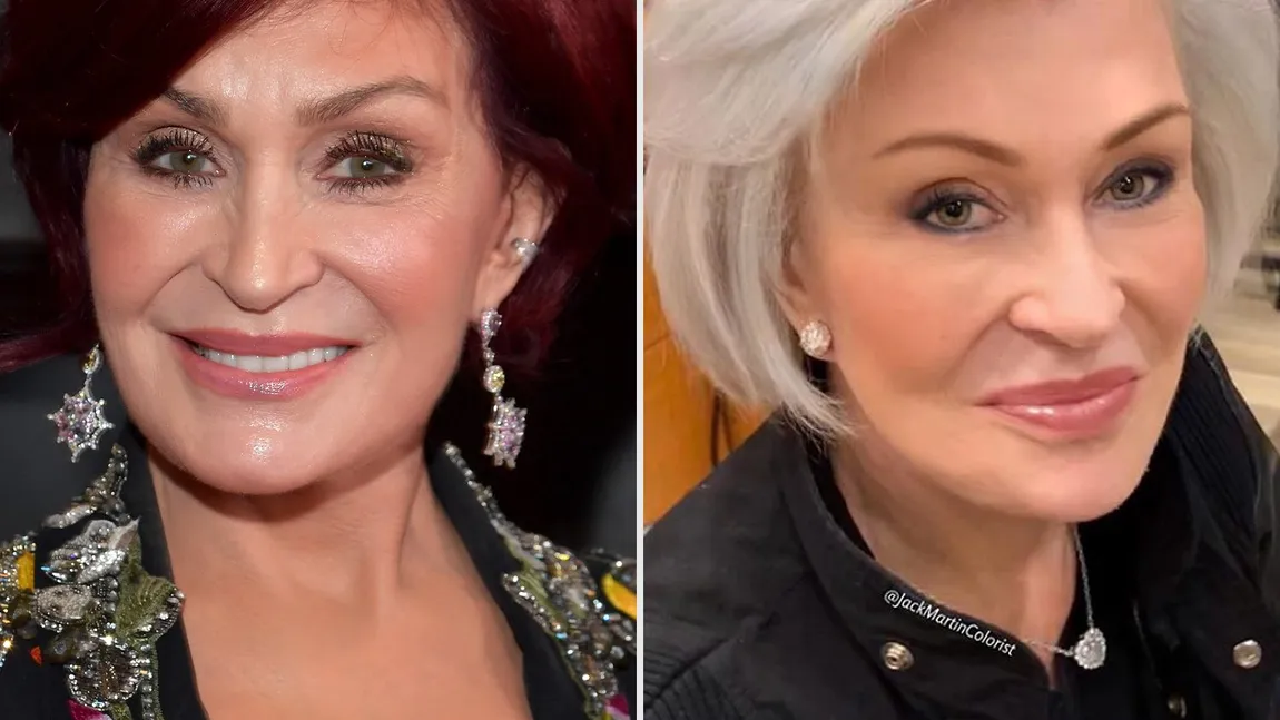 Sharon Osbourne a renunţat la culoarea care a consacrat-o în ultimii 18 ani. 