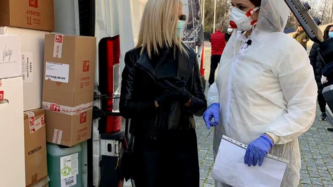 Andreea Marin, campanie umanitară pentru persoane afectate de coronavirus. Produse în valoare de 440.000 de euro VIDEO