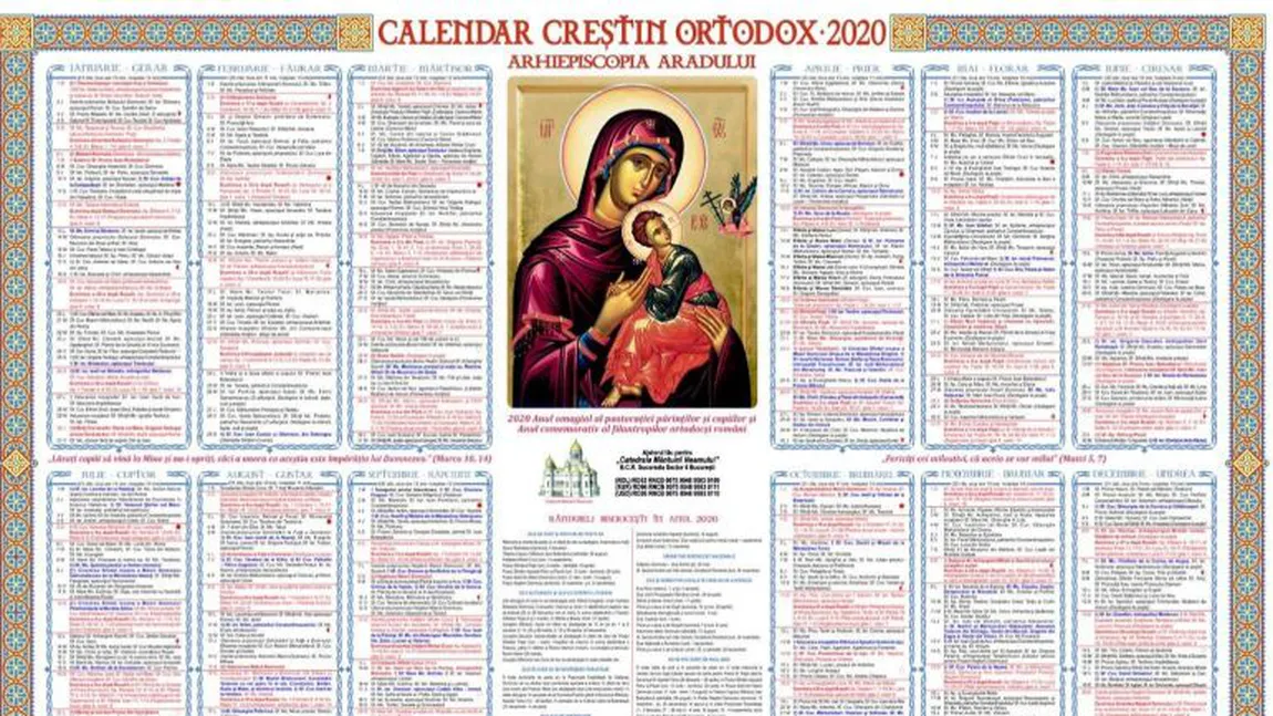 CALENDAR ORTODOX 10 MARTIE 2020. Ce mari sfinţi sunt sărbătoriţi marţi