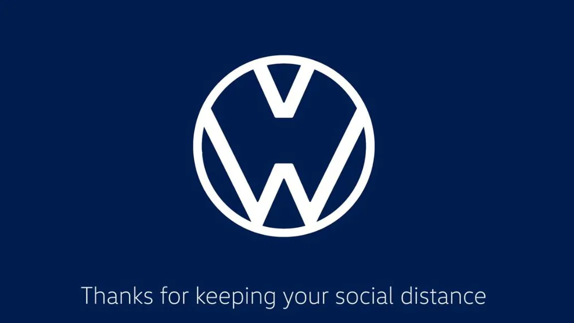 Audi şi Volkswagen şi-au schimbat temporar logo-urile. Susţin sloganul 