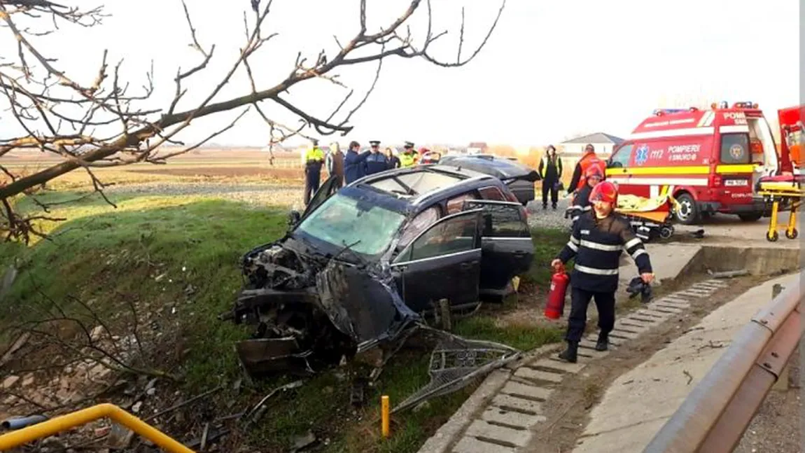 Accident cumplit în Vrancea. O persoană a murit pe loc, iar alte trei au fost rănite