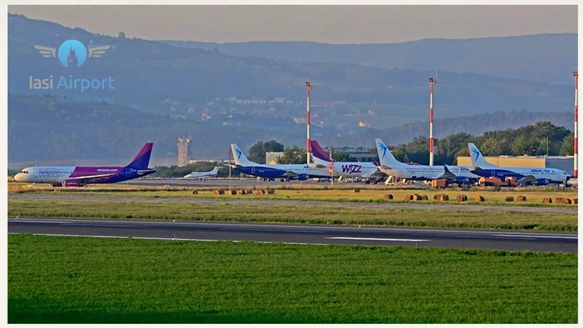 Două curse cu muncitori sezonieri pleacă spre Germania de la Aeroportul Iaşi. A fost solicitată prezenţa jandarmilor