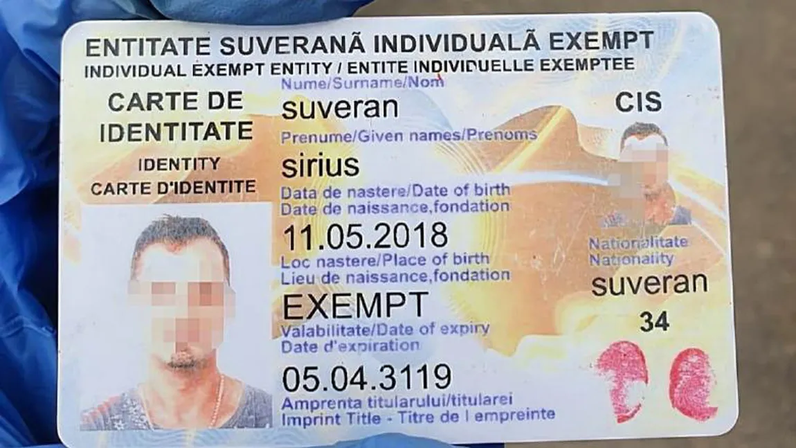 Un bărbat s-a legitimat cu un buletin emis de 