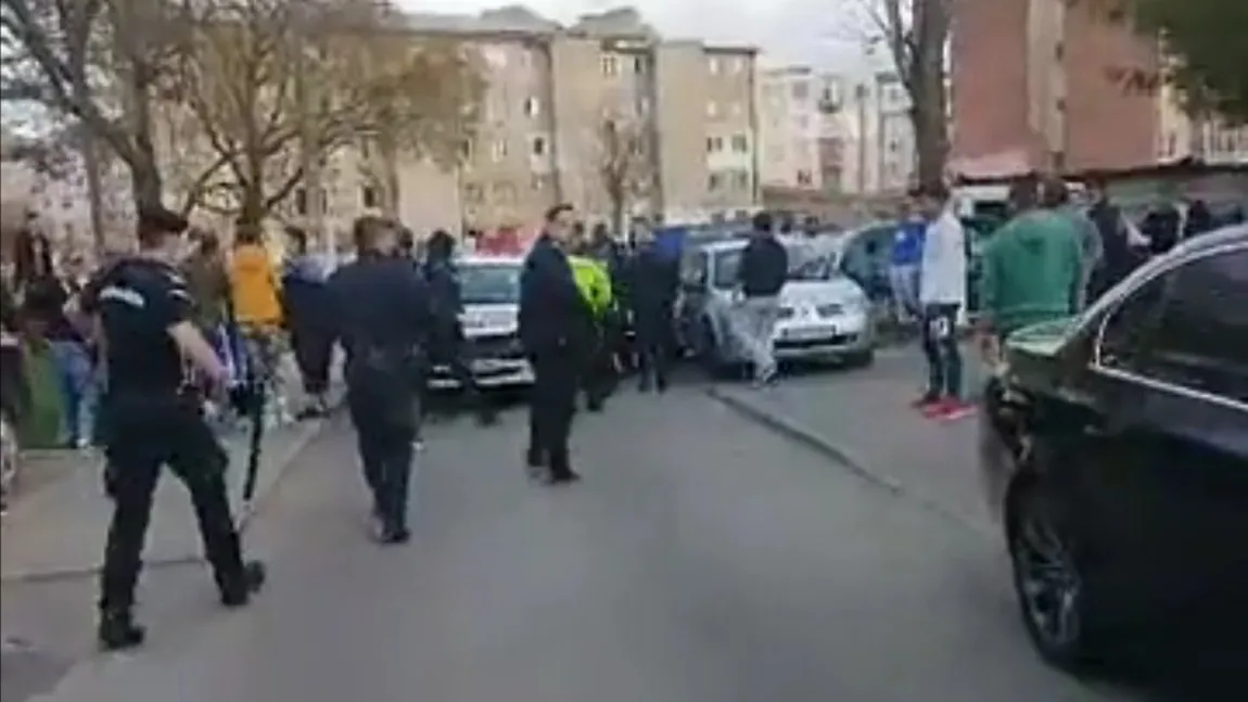 Nouă persoane audiate în urma scandalului dintre poliţişti şi locuitorii unui cartier din municipiul Hunedoara