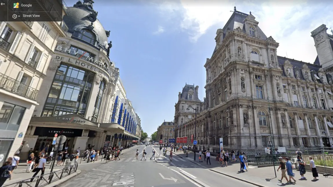 Franţa îşi închide una dintre principalele străzi din Paris pentru a permite mai mult spaţiu bicicliştilor şi pietonilor FOTO