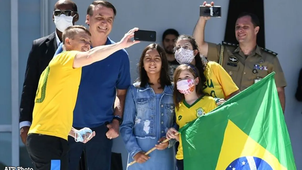 Preşedintele Braziliei îndeamnă la nerespectarea măsurilor de izolare. 