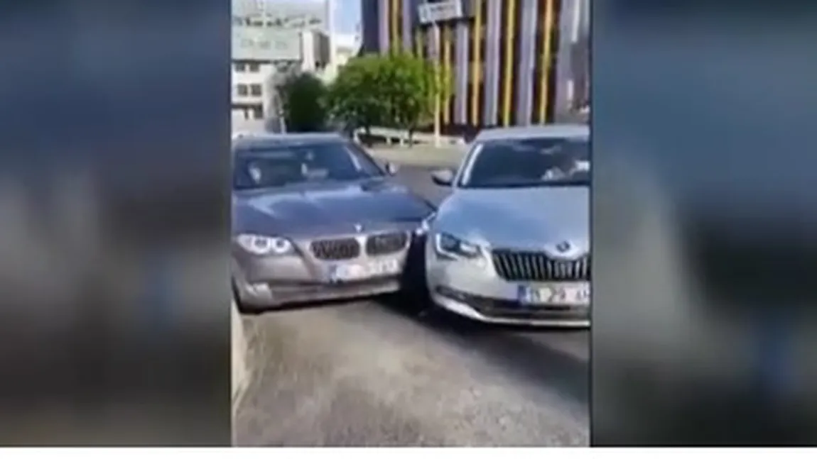 Răzbunare filmată în trafic, la Galaţi. Poliţiştii au deschis dosar penal pe numele şoferului agresiv