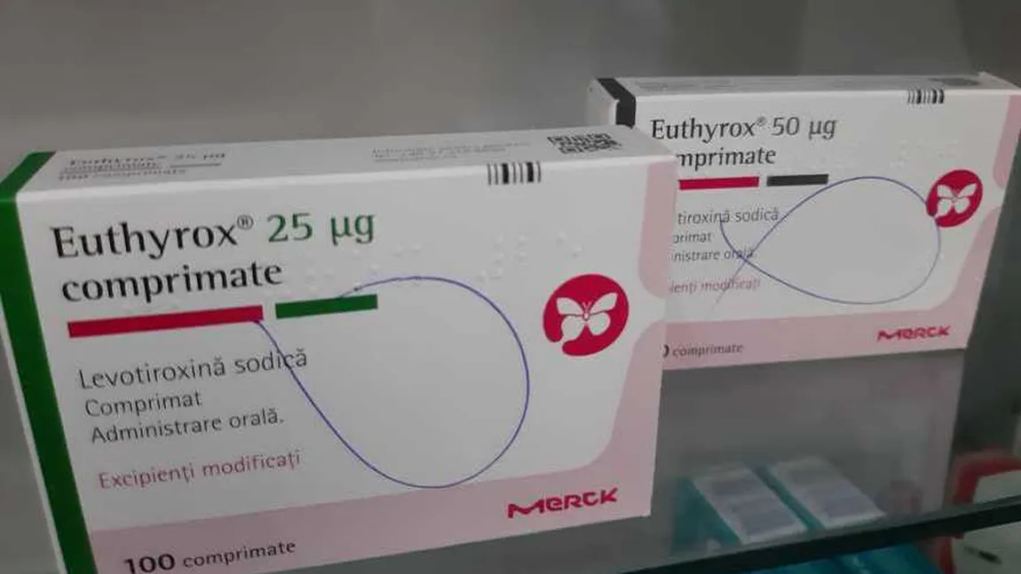 Cinci mii de cutii de Euthyrox importate din Spania, donate farmaciilor din România