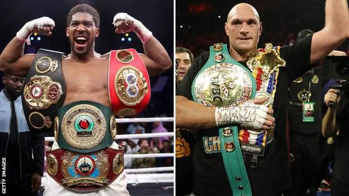 Acord pentru două meciuri între Anthony Joshua şi Tyson Fury