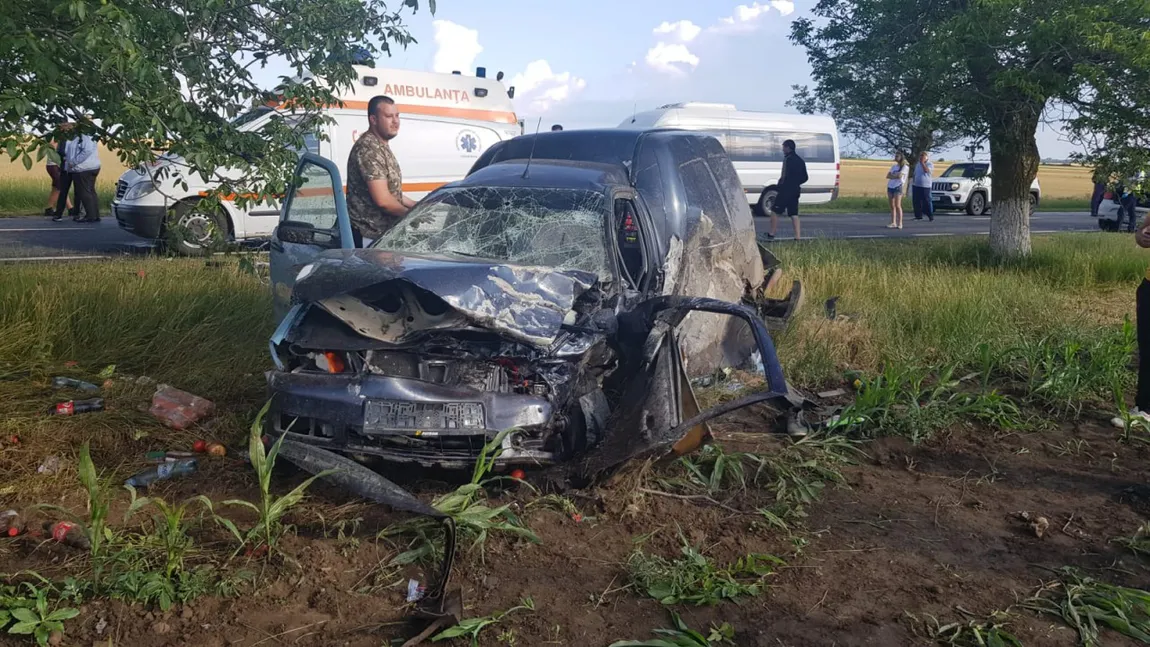 Accident ÎNFIORĂTOR în judeţul Constanţa. Două persoane au murit şi un copil a fost grav rănit VIDEO