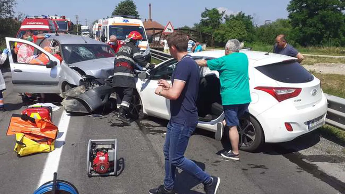 Accident cu cinci victime în Timiş. Intervine elicopterul SMURD