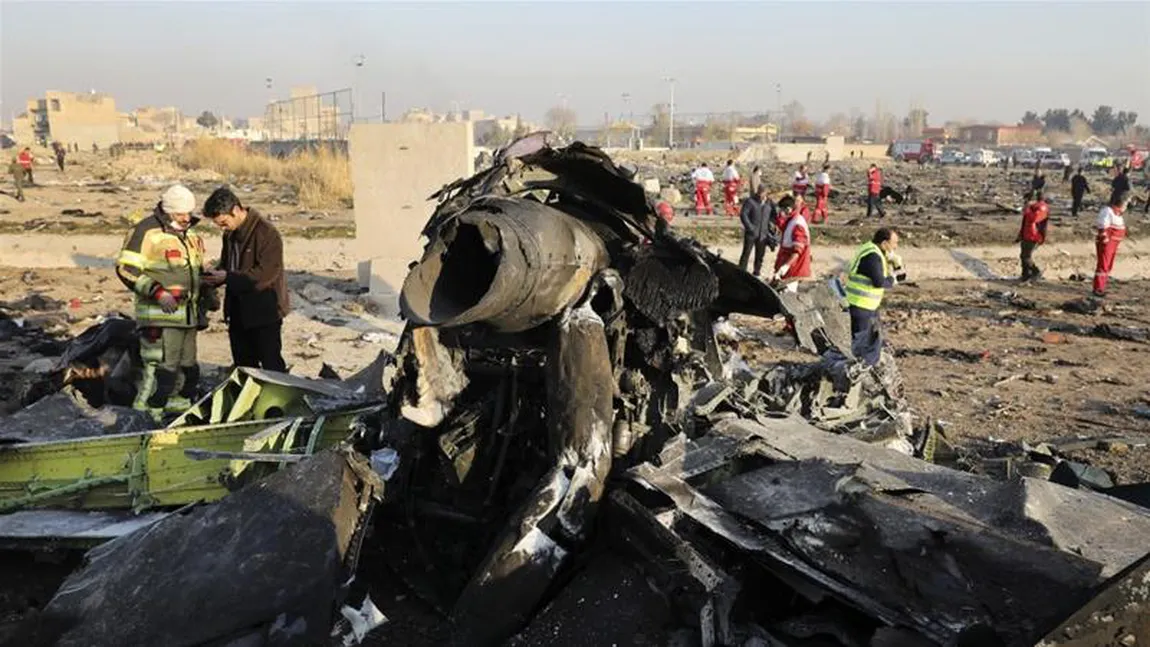 Doborârea avionului ucrainean de la Teheran, din ianuarie, consecinţa unei erori umane