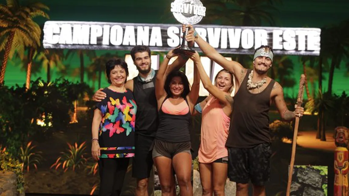 Elena Ionescu, după ce a câştigat Survivor România. 