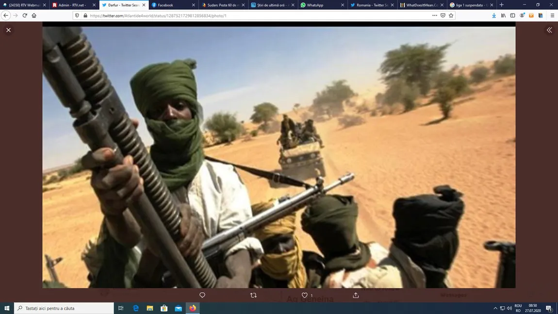 Masacru în Darfur, violenţe fără precedent. Peste 60 de ţărani au fost ucişi de bărbaţi înarmaţi