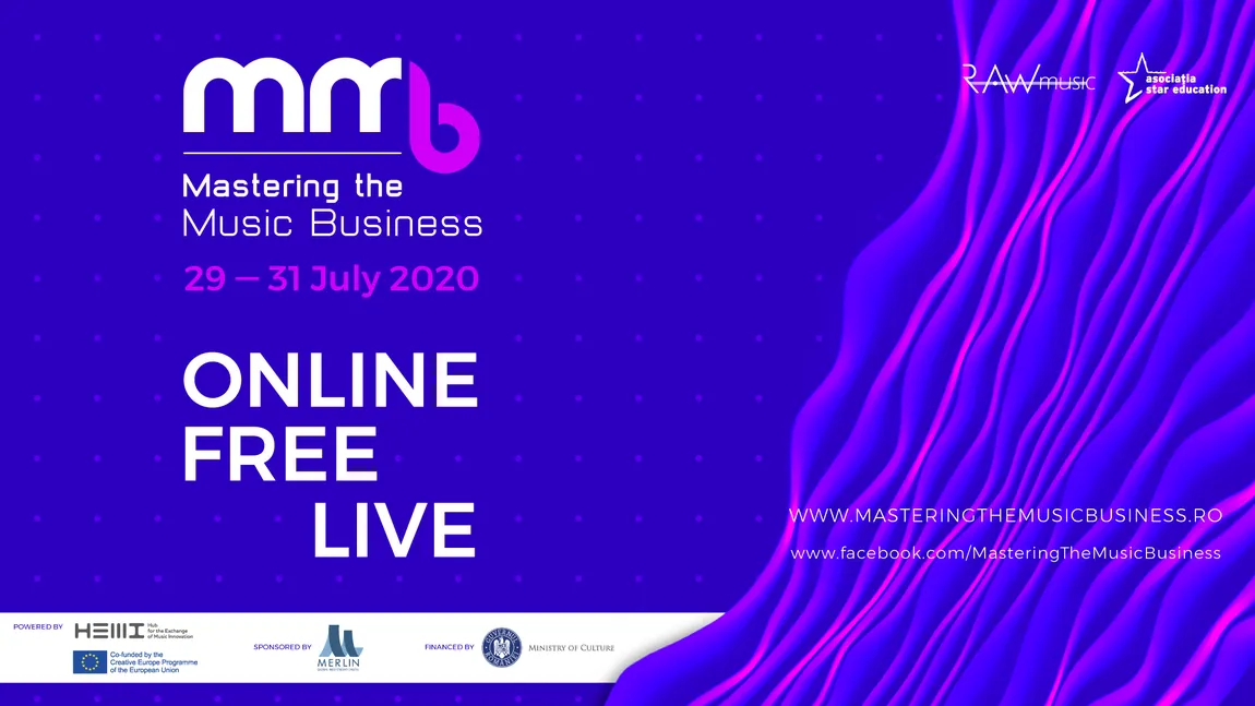 Marile evenimente s-au mutat online: Mastering the Music Business, peste 15.000 de spectatori în 3 zile