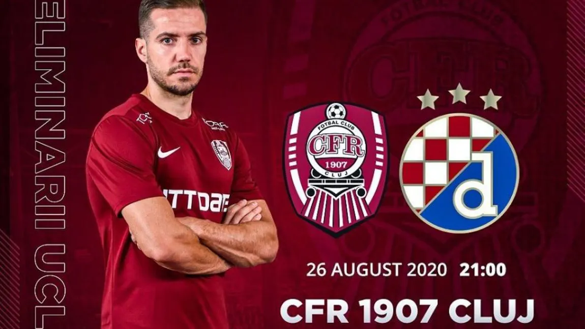 CFR Cluj - Dinamo Zagreb 2-2, 5-6 la penalty-uri. Calificarea în turul următor al Ligii Campionilor, decisă la lovituri de departajare