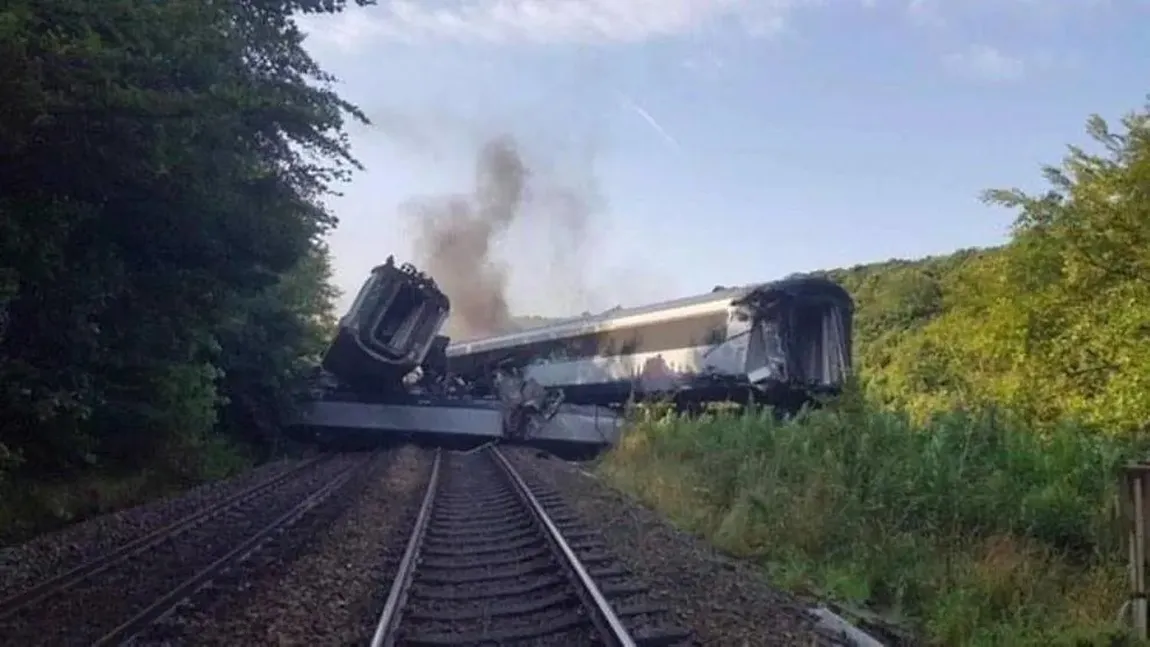 Accident grav de tren în Scoţia. Bilanţul este încă necunoscut, dar grav, anunţă premierul VIDEO