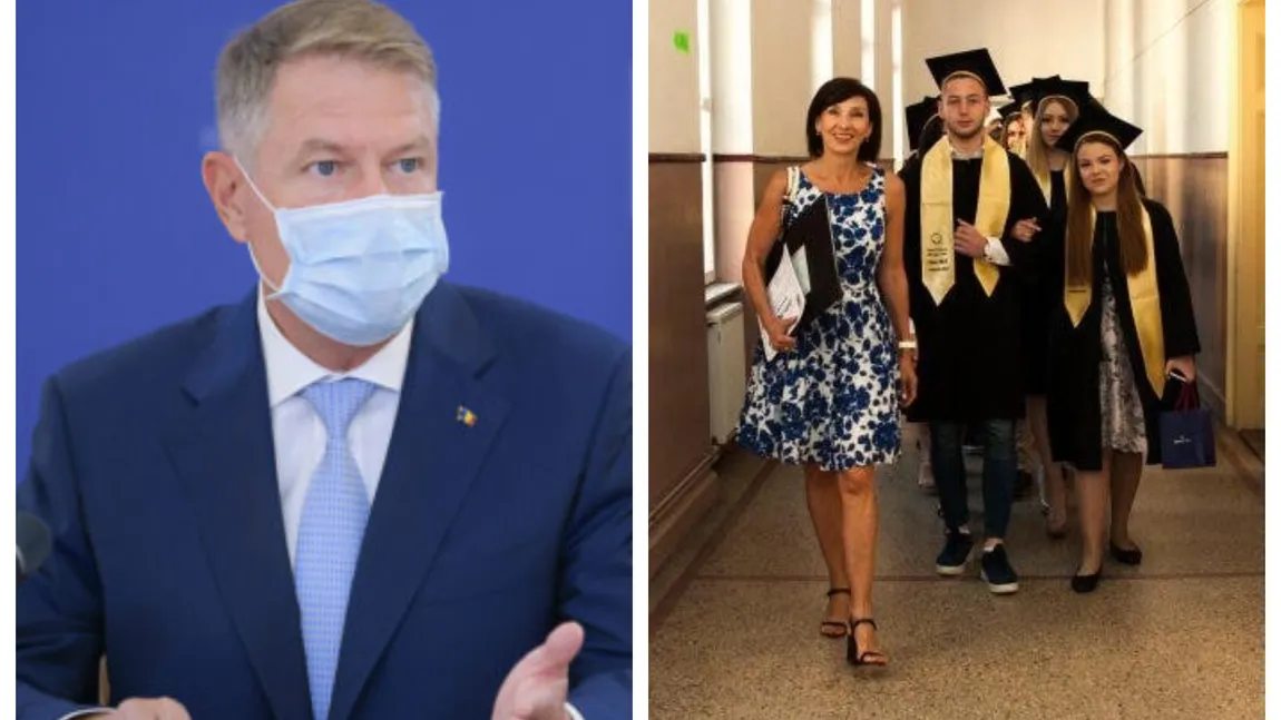 Iohannis: Soţia mea s-a bucurat că a reînceput şcoala. PSD se ocupă de împrăştierea de minciuni în public