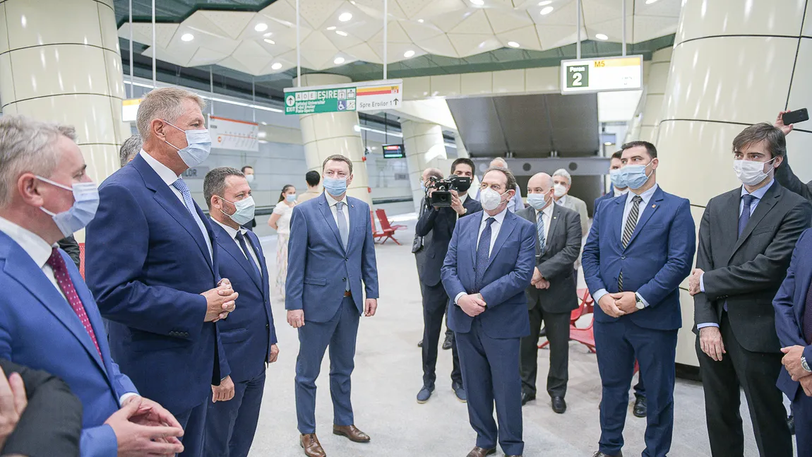 Metroul din Drumul Taberei s-a deschis marţi, la aproape nouă ani de la începerea lucrărilor. Iohannis a participat la inaugurare FOTO