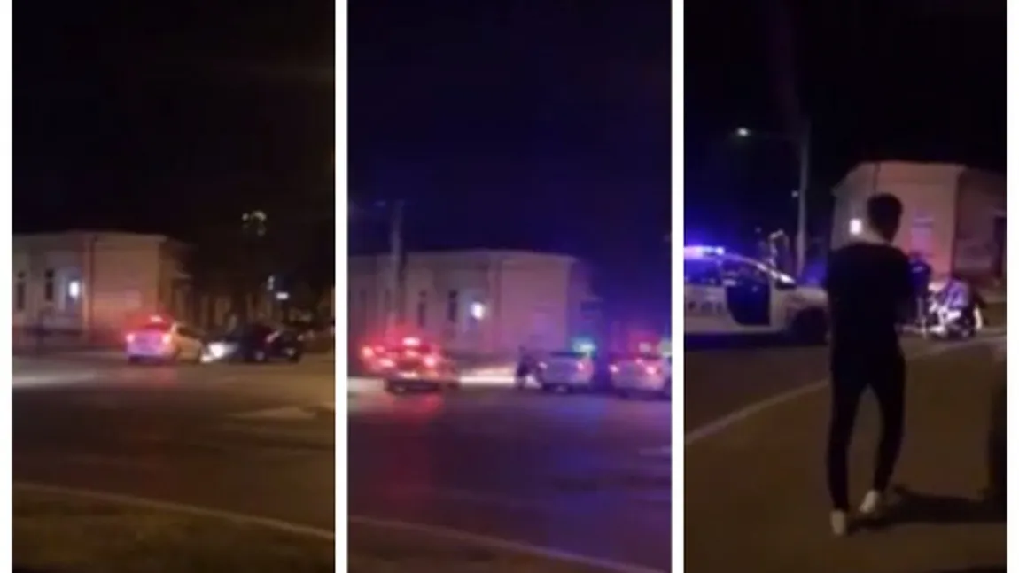 Adolescenţii din Craiova, urmăriţi de trei maşini de poliţie, au transmis totul LIVE pe Facebook (VIDEO)