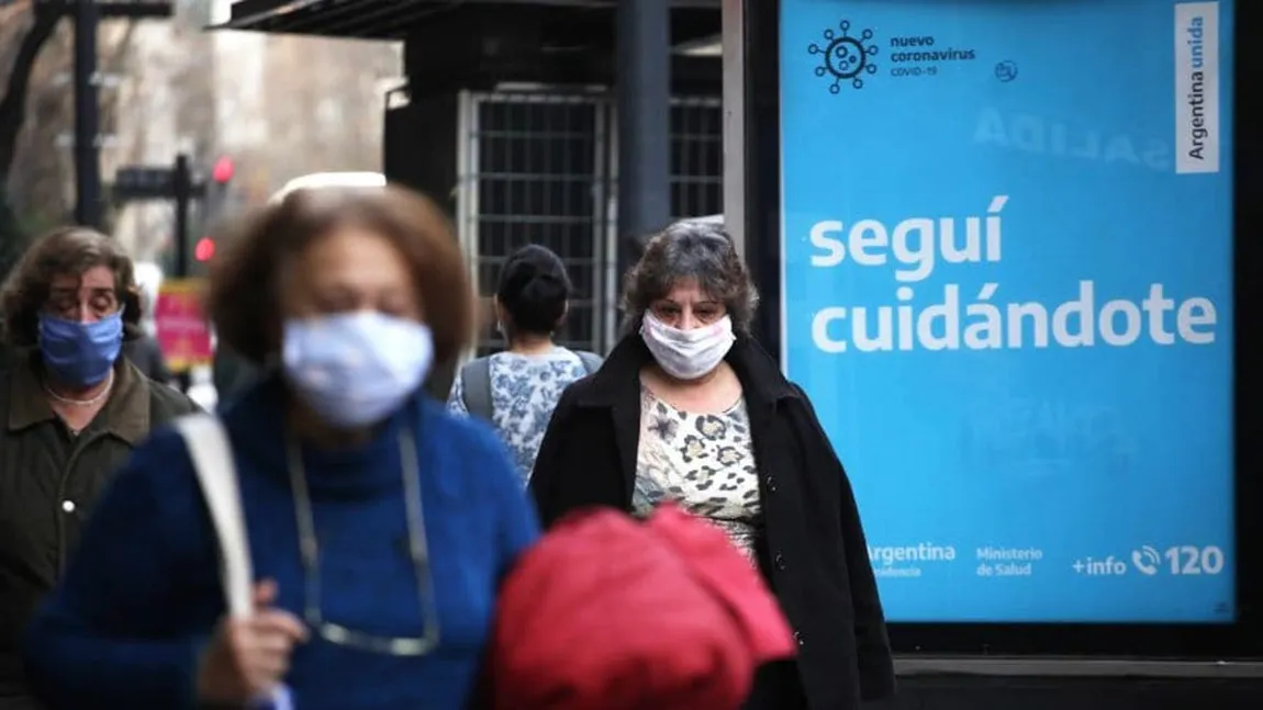 Coronavirus. Argentina a intrat în Top 5 mondial al infecţiilor, la nivel global s-au depăşit 40,6 milioane de cazuri