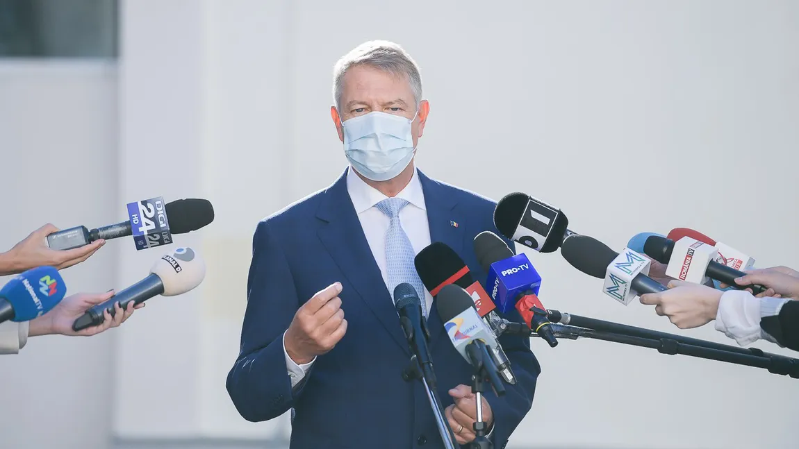 Purtarea măştii în aer liber ar putea deveni obligatorie în toată ţara. Iohannis: 