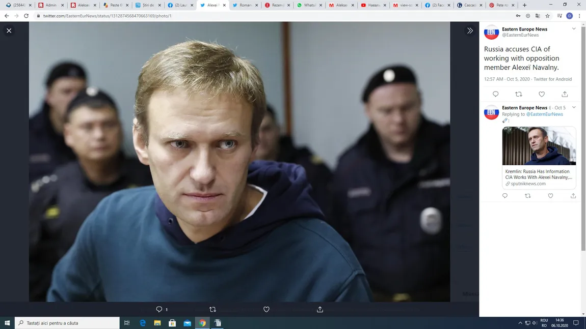 Aleksei Navalnîi, prima apariţie video după ieşirea din comă. Opozantul rus a vorbit despre starea sa de sănătate VIDEO