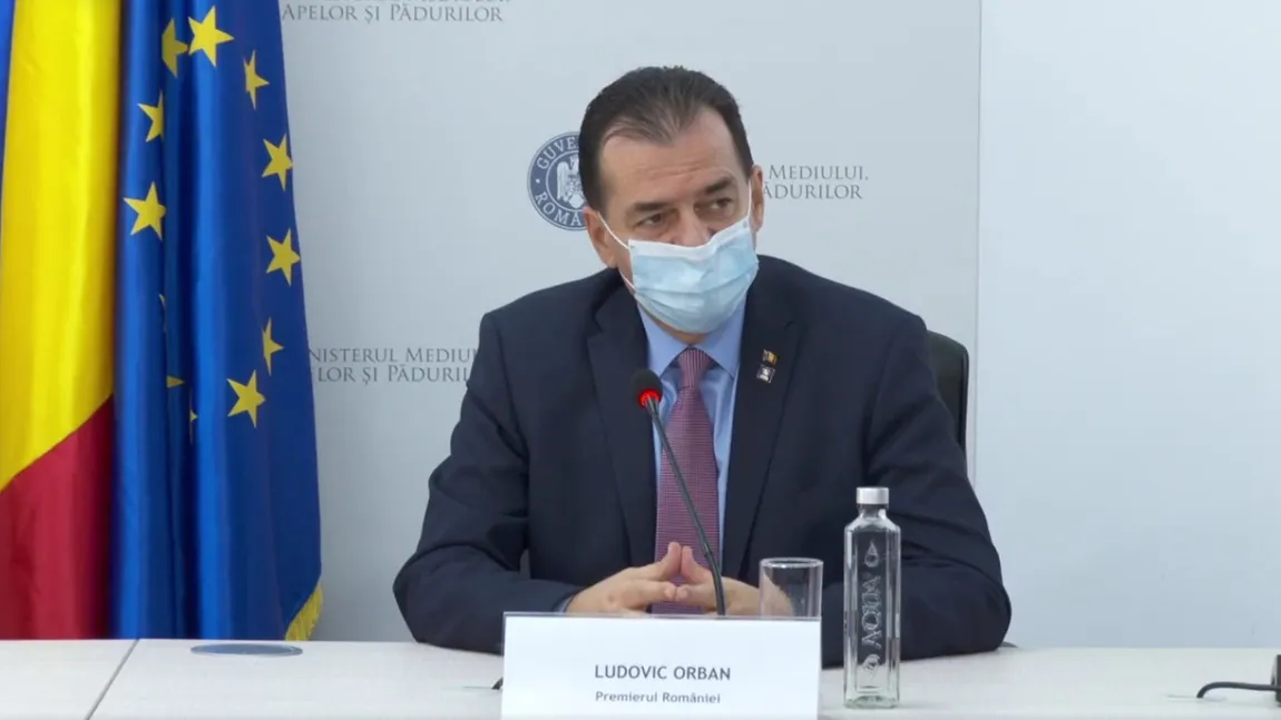 Premierul Ludovic Orban: 