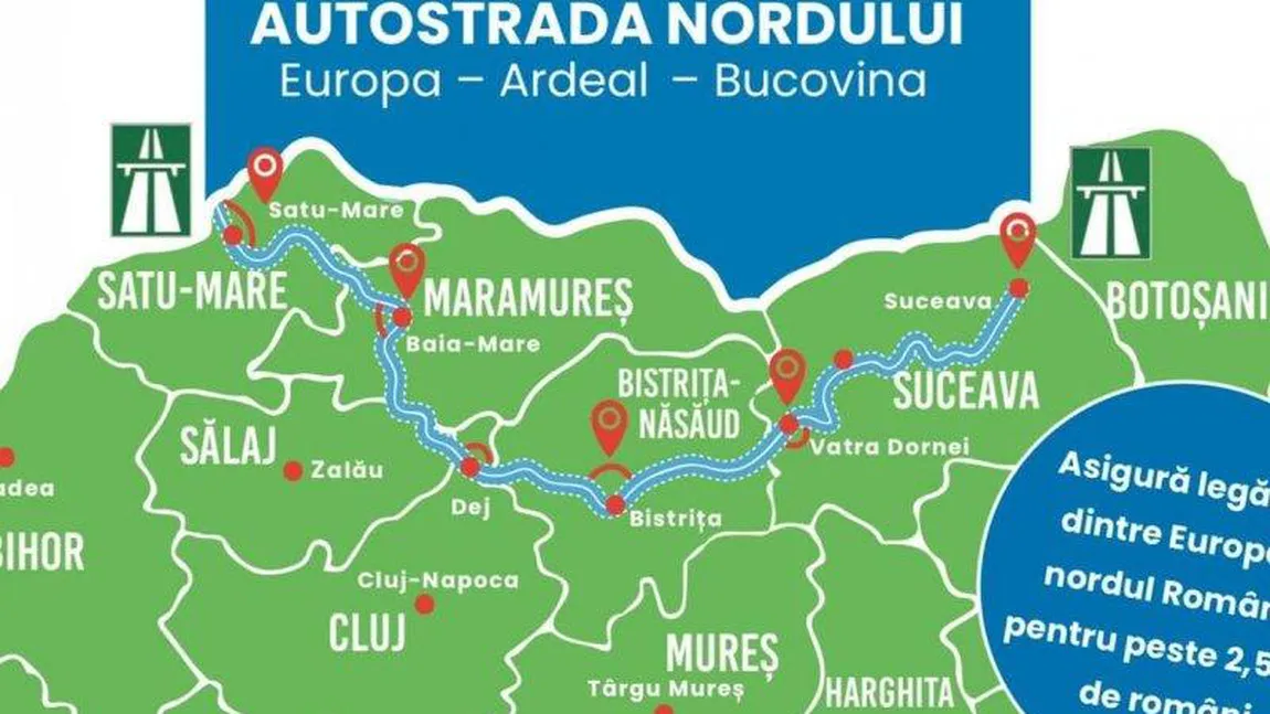 Autostrada Nordului - Klaus Iohannis a promulgat legea de construire. Ce traseu are