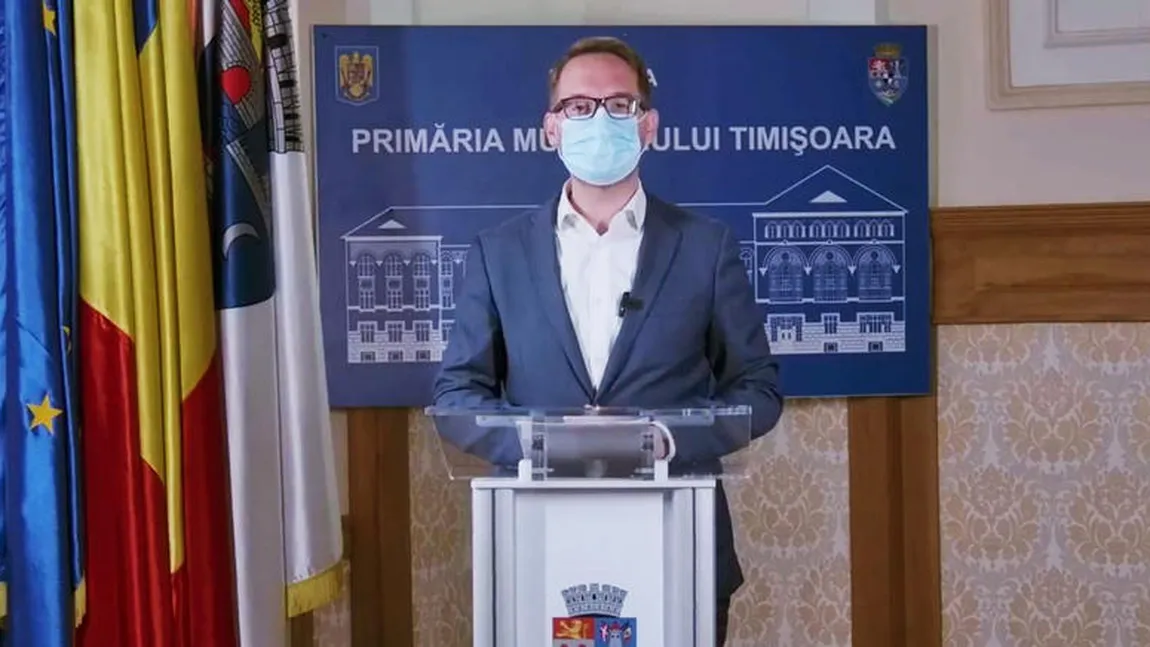 Timişoara va intra în CARANTINĂ. Primarul Dominic Fritz: 