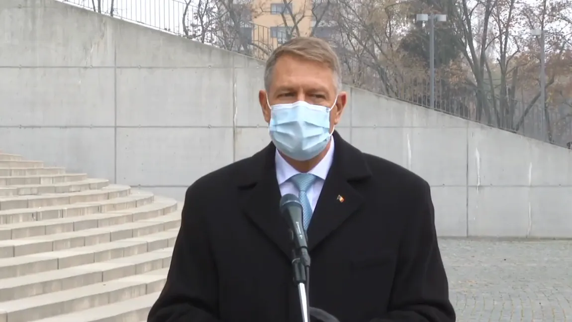 Klaus Iohannis, apel la populaţie în contextul COVID-19: Așa vom avea sărbători fără restricții suplimentare