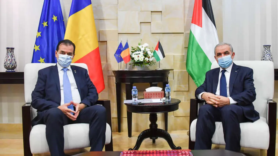 Orban, după discuţiile cu premierul palestinian: Această vizită este o etapă importantă în dezvoltarea relaţiilor România-Palestina
