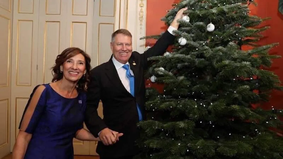 Klaus Iohannis sărbătoreşte Crăciunul la Sibiu