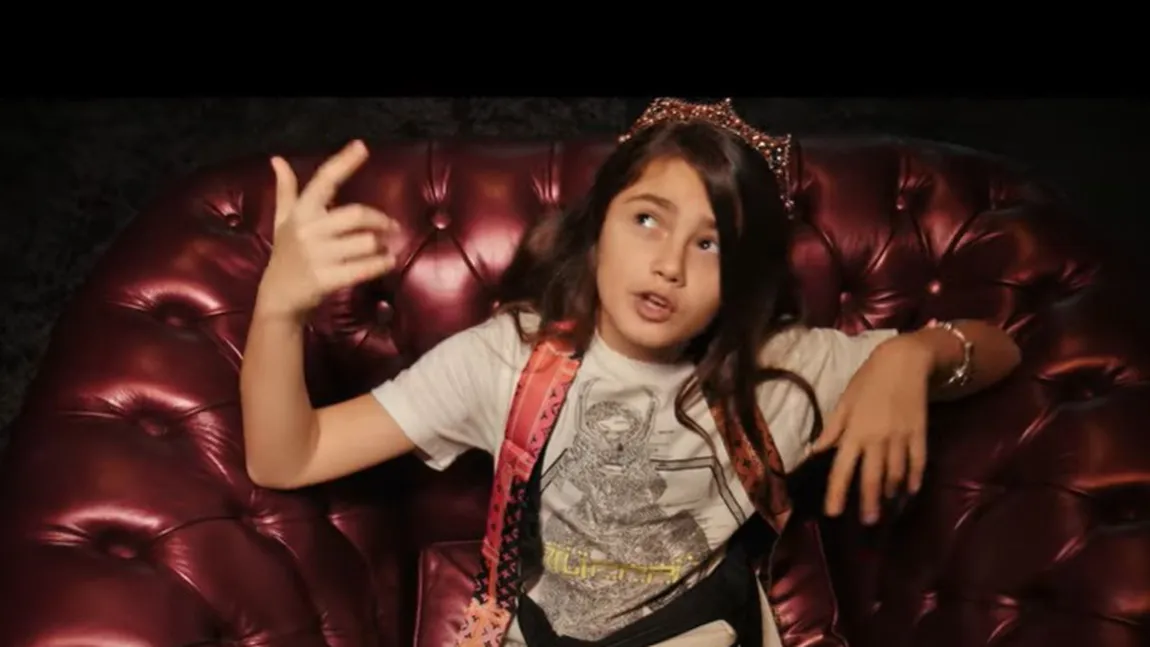 Baby Mafia, clipul unei fetiţe de 10 ani, din Bihor, a inflamat internetul. 