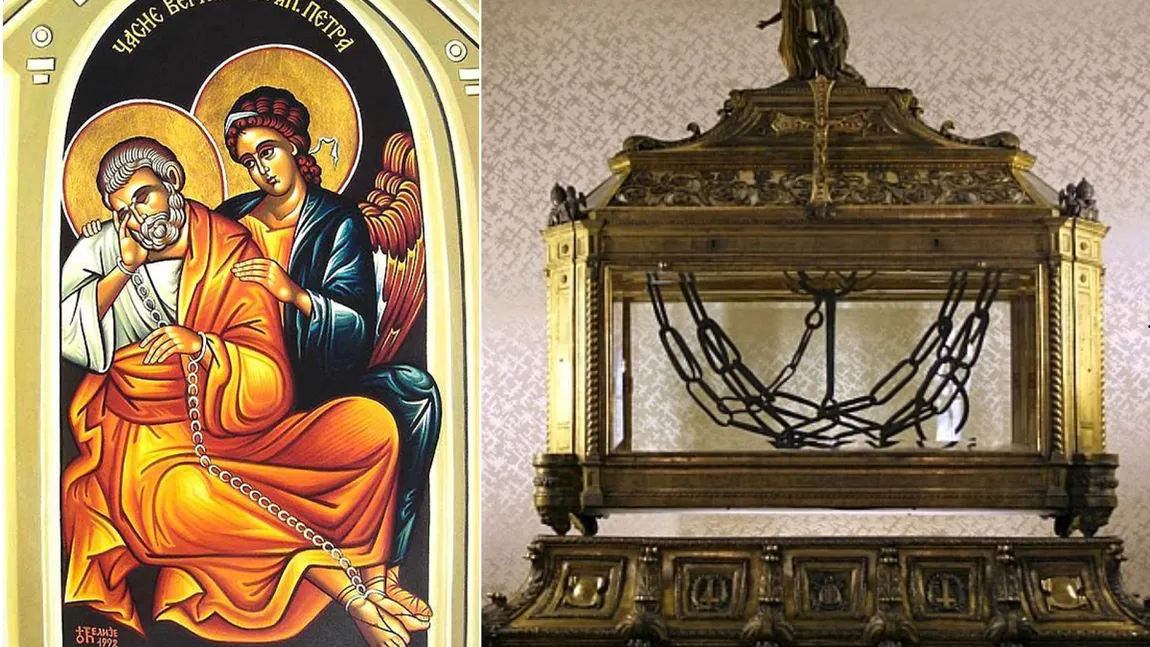 Calendar ortodox 16 ianuarie 2021. Închinarea cinstitului lanţ al Sfântului Apostol Petru. Rugăciunea pe care s-o spui în această zi pentru izbăvire de necazuri