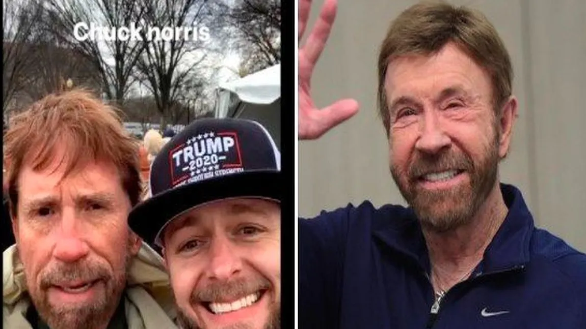 Chuck Norris, obligat să afirme că nu a participat la asaltul asupra Capitoliului. Fotografia care i-a dat bătăi de cap actorului