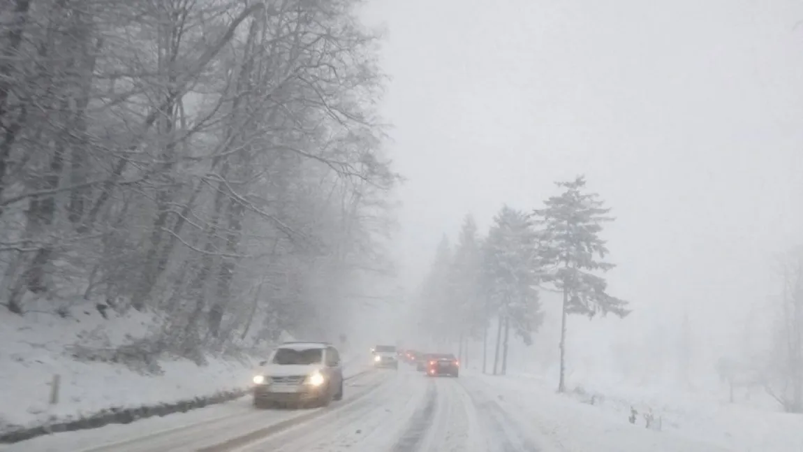 Prognoza meteo 25 ianuarie. Ninsori şi viscol la munte, ploi în restul ţării în următoarele ore