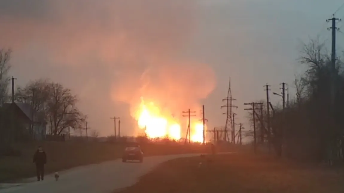 Explozie de mare amploare în Ucraina. Nu au fost raportate victime
