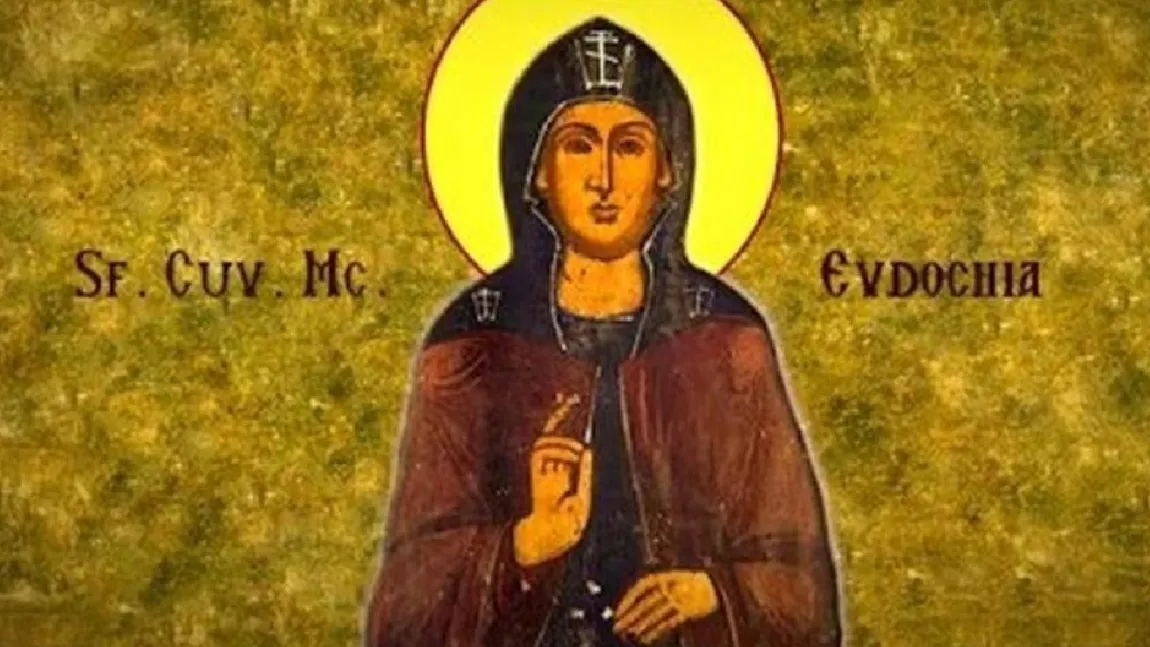 Calendar ortodox 1 martie 2023. Cuvioasa Evdochia, sfânta care avea darul învierii morţilor. Rugăciune pentru vindecarea celor mai grave boli