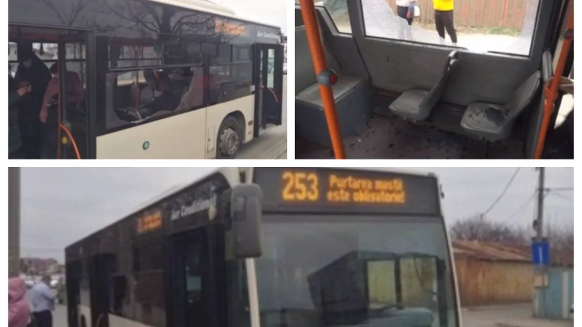 Un autobuz STB a căzut într-o groapă. Mai mulţi pasageri au fost răniţi