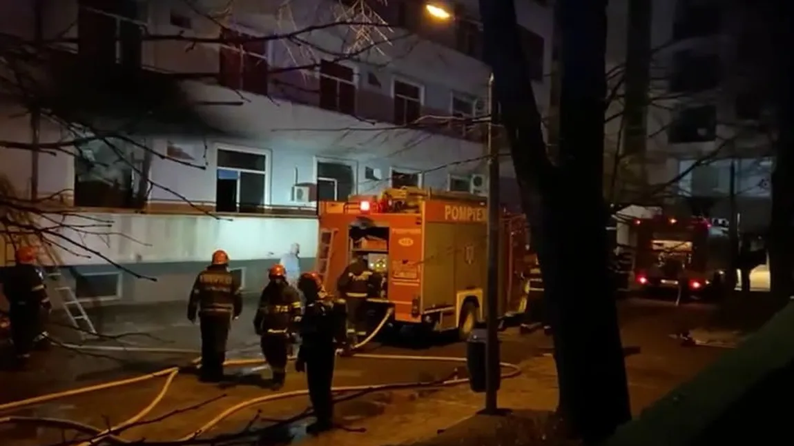 Şase pacienţi transferaţi după incendiul de la Matei Balş sunt în stare gravă. Date de ultima oră de la Ministerul Sănătăţii